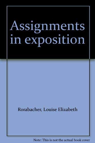 9780060455750: Title: Assignments in exposition