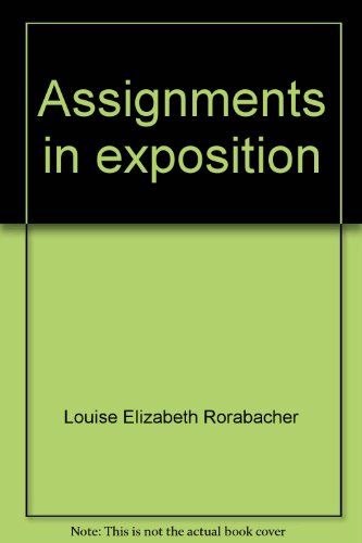 9780060455767: Assignments in exposition