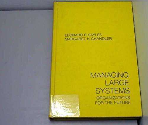 9780060457556: Managing Large Scale Systems: Organisations for the Future