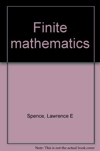 Stock image for Finite mathematics for sale by HPB-Red