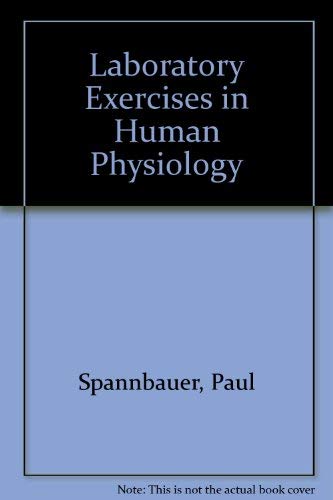 Imagen de archivo de Laboratory Exercises in Human Physiology a la venta por Better World Books