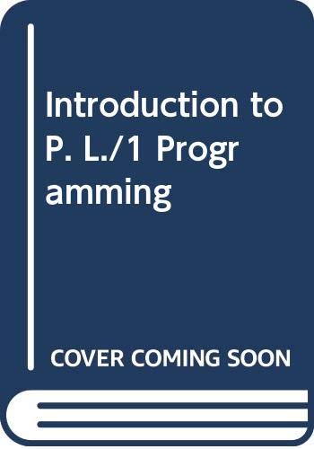 Introduction to P. L./1 Programming (9780060463977) by R Clay Sprowls