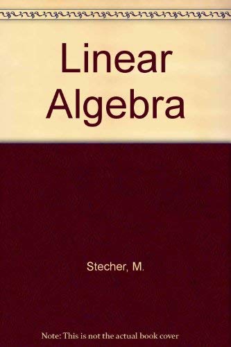 Imagen de archivo de Linear Algebra a la venta por ThriftBooks-Atlanta