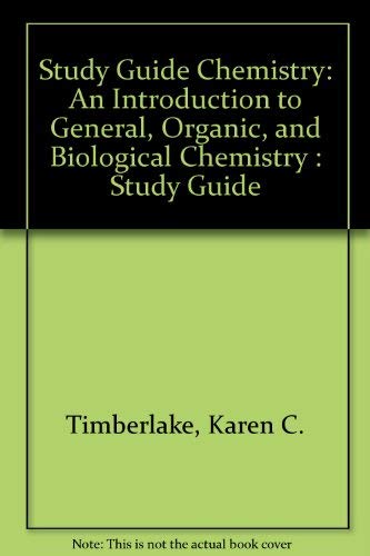 Beispielbild fr Study Guide to Accompany Chemistry: An Introduction to General, Organic, and Biological Chemistry zum Verkauf von HPB-Red