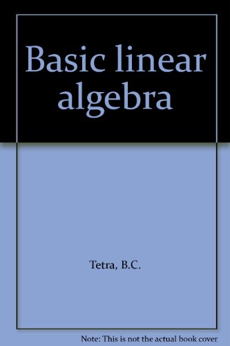 9780060465933: Basic Linear Algebra