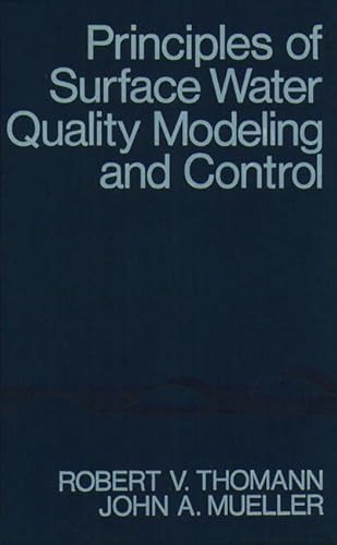 Imagen de archivo de Principles of Surface Water Quality Modeling and Control a la venta por BooksRun