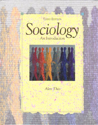 9780060466992: Sociology: An introduction