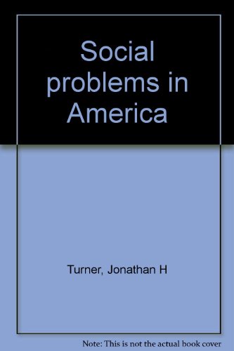 Beispielbild fr Social Problems in America zum Verkauf von Better World Books