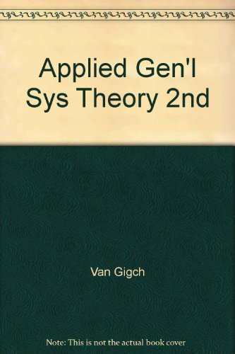 9780060467760: Applied Gen'l Sys Theory 2nd
