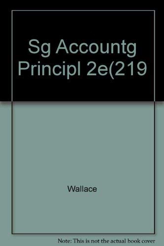 Beispielbild fr Solomon/VArgo/Walther ACCOUNTING PRINCIPLES STUDY GUIDE zum Verkauf von Lighthouse Books and Gifts