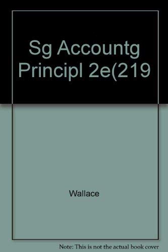 Stock image for Solomon/VArgo/Walther ACCOUNTING PRINCIPLES STUDY GUIDE for sale by Lighthouse Books and Gifts