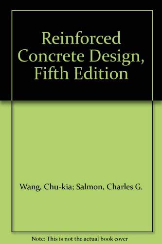 Beispielbild fr Reinforced Concrete Design zum Verkauf von Better World Books