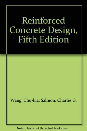 9780060468873: Reinforced Concrete Design