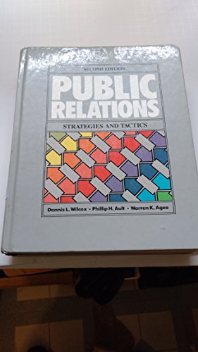 9780060471064: Public Relations: Strategies and Tactics