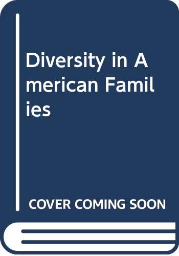Imagen de archivo de Diversity in American Families a la venta por BookHolders