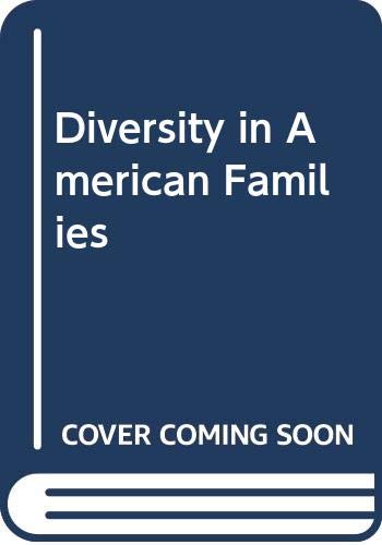 Stock image for Diversity in American Families for sale by BookHolders