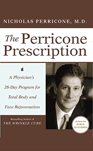 Beispielbild fr The Perricone Prescription: A Physician's 28-Day Program for Total Body and Face Rejuvenation zum Verkauf von The Yard Sale Store