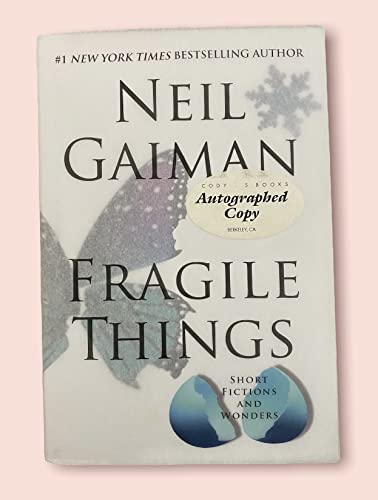 Stock image for Fragile Things: Short Fictions and Wonders for sale by Ergodebooks