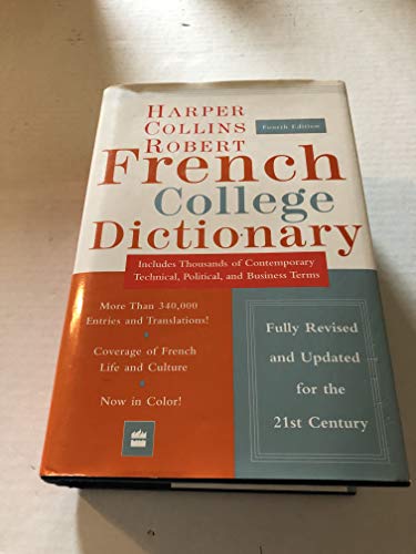 Beispielbild fr Harper Collins Robert French College Dictionary zum Verkauf von Better World Books