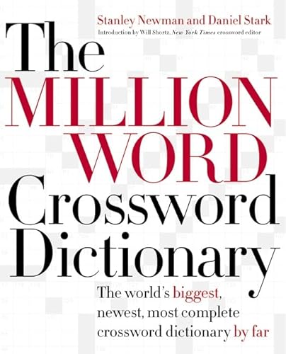 Beispielbild fr The Million Word Crossword Dictionary zum Verkauf von ICTBooks