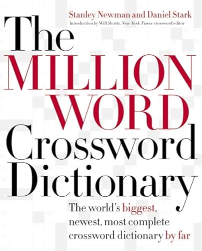Imagen de archivo de The Million Word Crossword Dictionary a la venta por ICTBooks