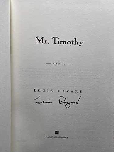 9780060534219: Mr. Timothy: A Novel