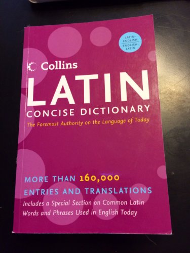 Beispielbild fr Collins Latin Concise Dictionary (Collins Language) zum Verkauf von Wonder Book