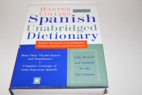 Beispielbild fr HarperCollins Spanish Dictionary zum Verkauf von Better World Books