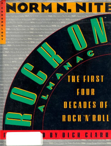 Beispielbild fr Rock on Almanac: The First Four Decades of Rock 'N' Roll : A Chronology zum Verkauf von Housing Works Online Bookstore