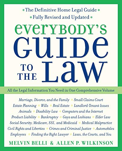 9780060554330: Everybody's Guide to the Law, Fully Revised & Updated, 2nd Edition: All the Legal Information You Need in One Comprehensive Volume (Harperresource Book)