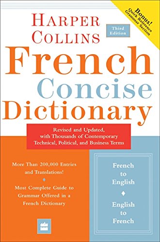 Imagen de archivo de Collins French Concise Dictionary, 3e (HarperCollins Concise Dictionary) (English and French Edition) a la venta por SecondSale