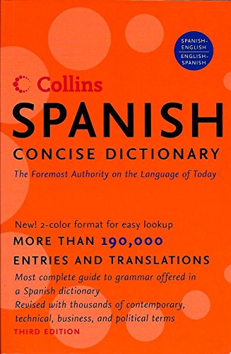 Imagen de archivo de Collins Spanish Concise Dictionary, 3e a la venta por ThriftBooks-Atlanta