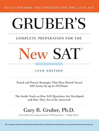 Imagen de archivo de Gruber's Complete Preparation for the New SAT, 10th Edition a la venta por BookHolders