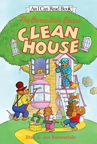 Beispielbild fr The Berenstain Bears Clean House (I Can Read Level 1) zum Verkauf von SecondSale