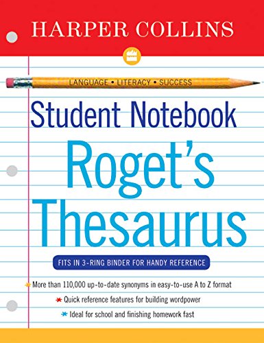 9780060595470: HarperCollins Student Notebook A-Z Thesaurus
