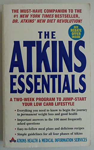 9780060598389: The Atkins Essentials: A Two-Week Program to Jump-Start Your Low Carb Lifestyle