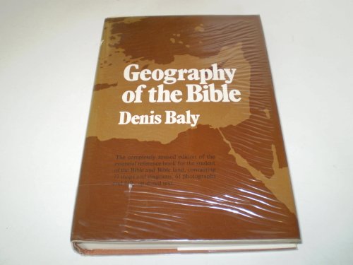 Imagen de archivo de Geography of the Bible a la venta por Better World Books