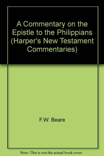 Imagen de archivo de The Epistle to the Philippians a la venta por Better World Books