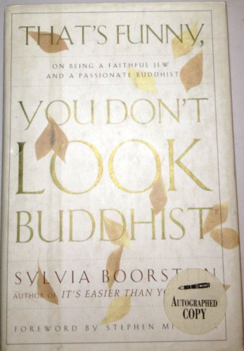 Beispielbild fr That's Funny, You Don't Look Buddhist: On Being a Faithful Jew and a Passionate Buddhist zum Verkauf von SecondSale