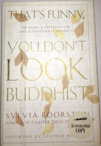 Imagen de archivo de That's Funny, You Don't Look Buddhist: On Being a Faithful Jew and a Passionate Buddhist a la venta por SecondSale