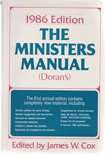 9780060615994: The Minister's Manual 1986 Edition