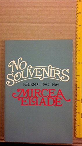 Stock image for No Souvenirs. Journal, 1957 - 1969 for sale by The Bookseller