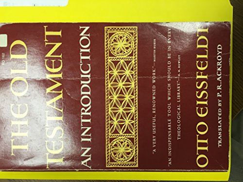 Imagen de archivo de Old Testament, an Introduction a la venta por Ergodebooks