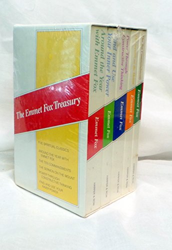Stock image for The Emmet Fox Treasury--Five Spiritual Classics: Around the Year With Emmet Fox, Find Use Your Inner Power, The Ten Commandments, The Sermon on the Mount, Power Through Constructive Thinking for sale by Goodwill of Colorado