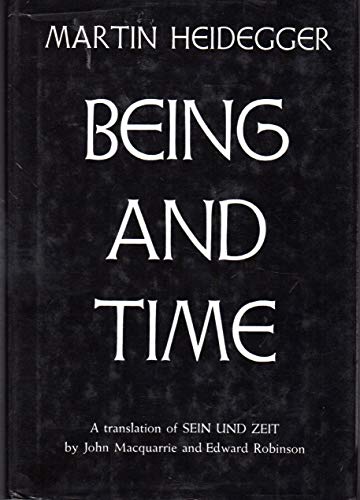 Being And Time Martin Heidegger John Macquarrie And Edward Robinson Von Martin Heidegger New 1962 Bennettbooksltd