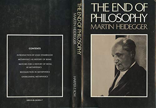 The end of philosophy (His Works) (9780060638566) by Heidegger, Martin