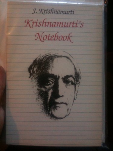 9780060647933: Krishnamurti's Notebook