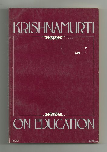 Stock image for Krishnamurti on Education for sale by ThriftBooks-Dallas