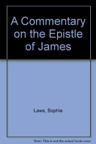 Stock image for A Commentary on the Epistle of James for sale by HPB-Red