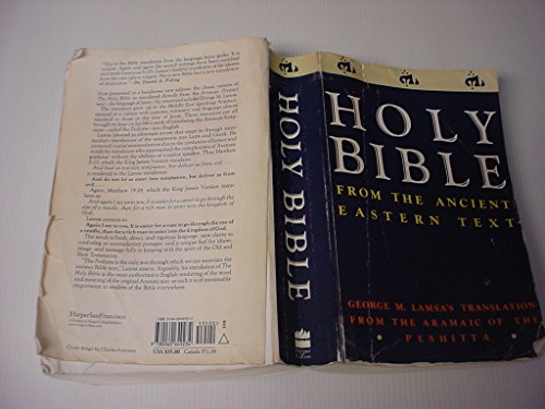 9780060649234: Holy Bible: From Ancient Eastern Text